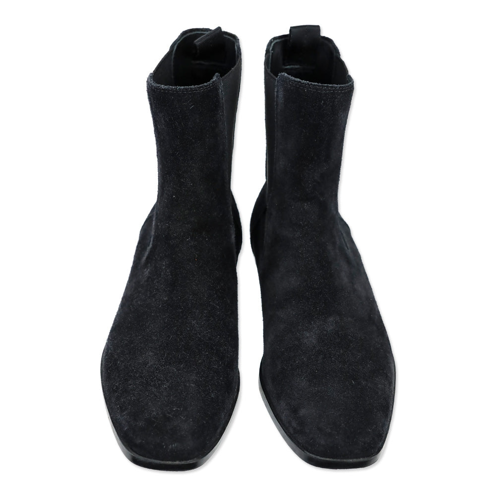 Tod's Black Suede Chelsea Driving Boot