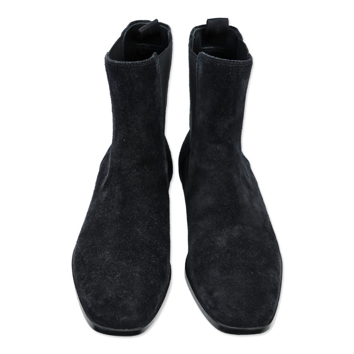 Tod's Black Suede Chelsea Driving Boot