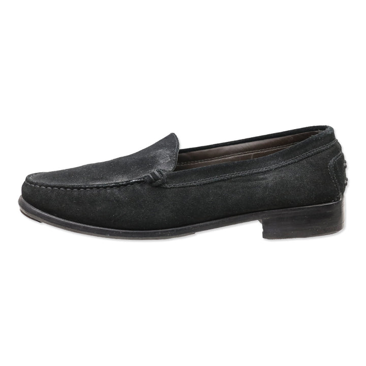Tod's Black Suede Loafers