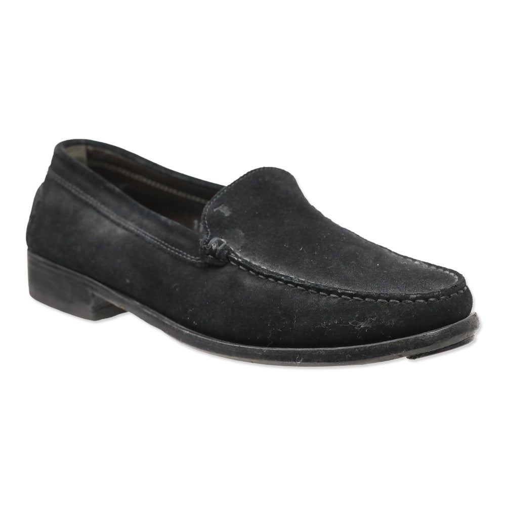 Tod's Black Suede Loafers