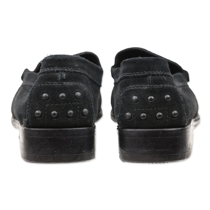 Tod's Black Suede Loafers