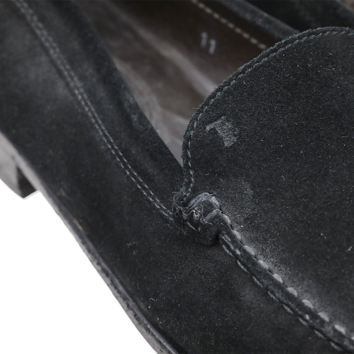 Tod's Black Suede Loafers