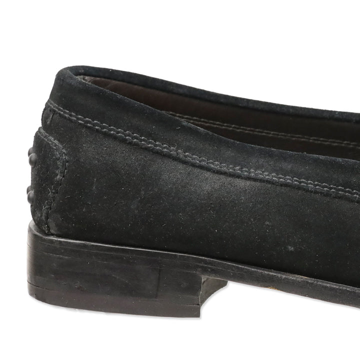 Tod's Black Suede Loafers