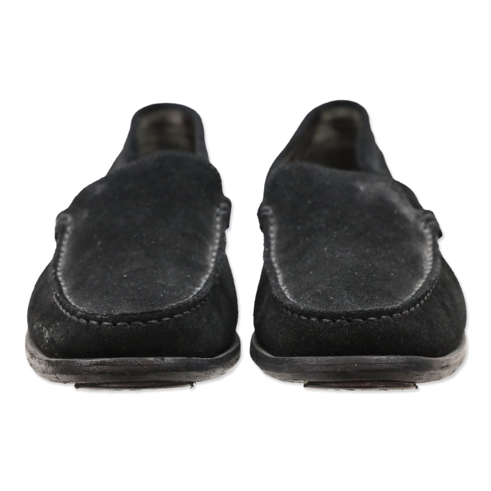 Tod's Black Suede Loafers