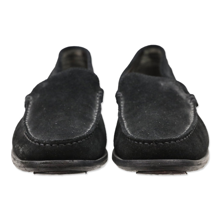 Tod's Black Suede Loafers