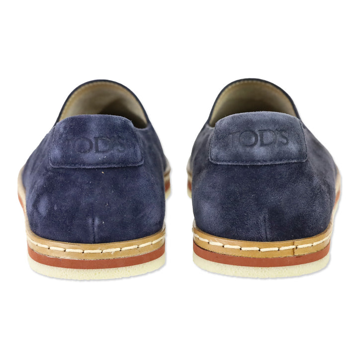 Tod's Blue Suede Espadrilles
