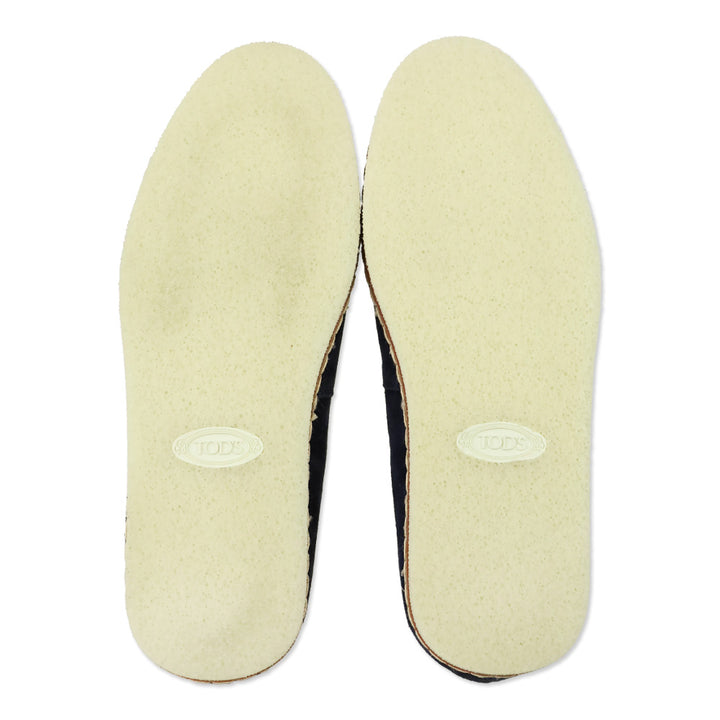 Tod's Blue Suede Espadrilles