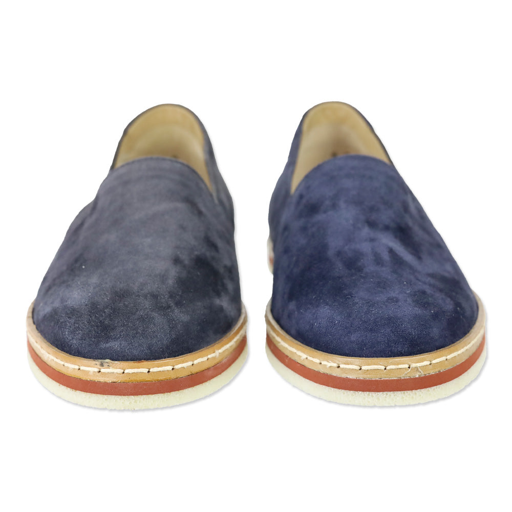 Tod's Blue Suede Espadrilles