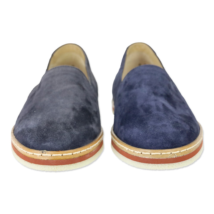 Tod's Blue Suede Espadrilles