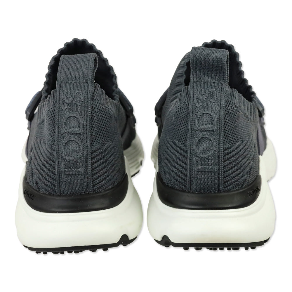 Tod's Grey Fabric Chain Kate Slip-On Sneakers