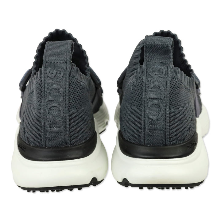 Tod's Grey Fabric Chain Kate Slip-On Sneakers