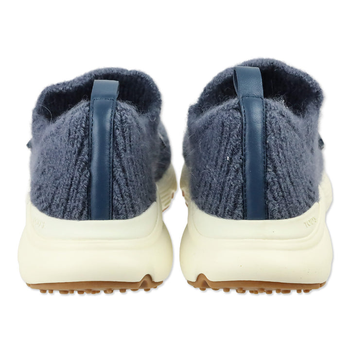 Tod's Grigio Brooklyn Blue Knitted Kate Sneakers