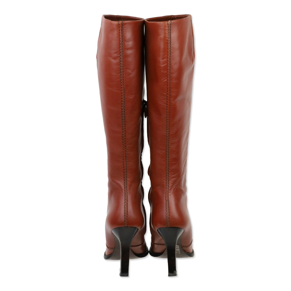 Tod's Sport Nice Leather Knee-High Boots
