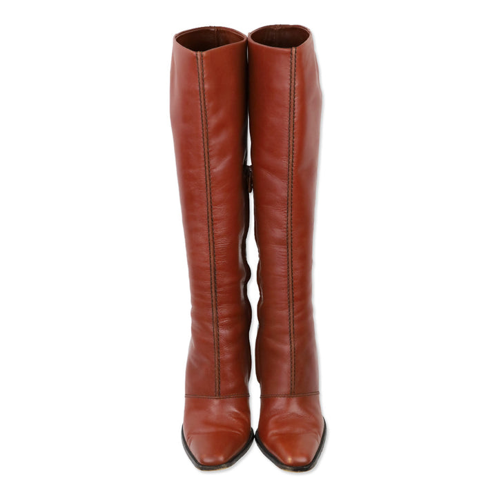 Tod's Sport Nice Leather Knee-High Boots