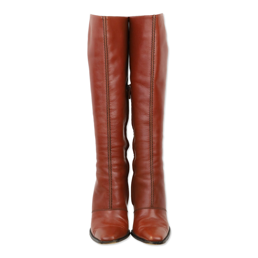 Tod's Sport Nice Leather Knee-High Boots