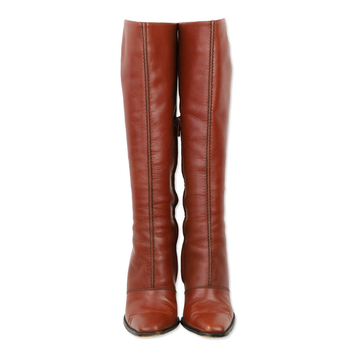 Tod's Sport Nice Leather Knee-High Boots
