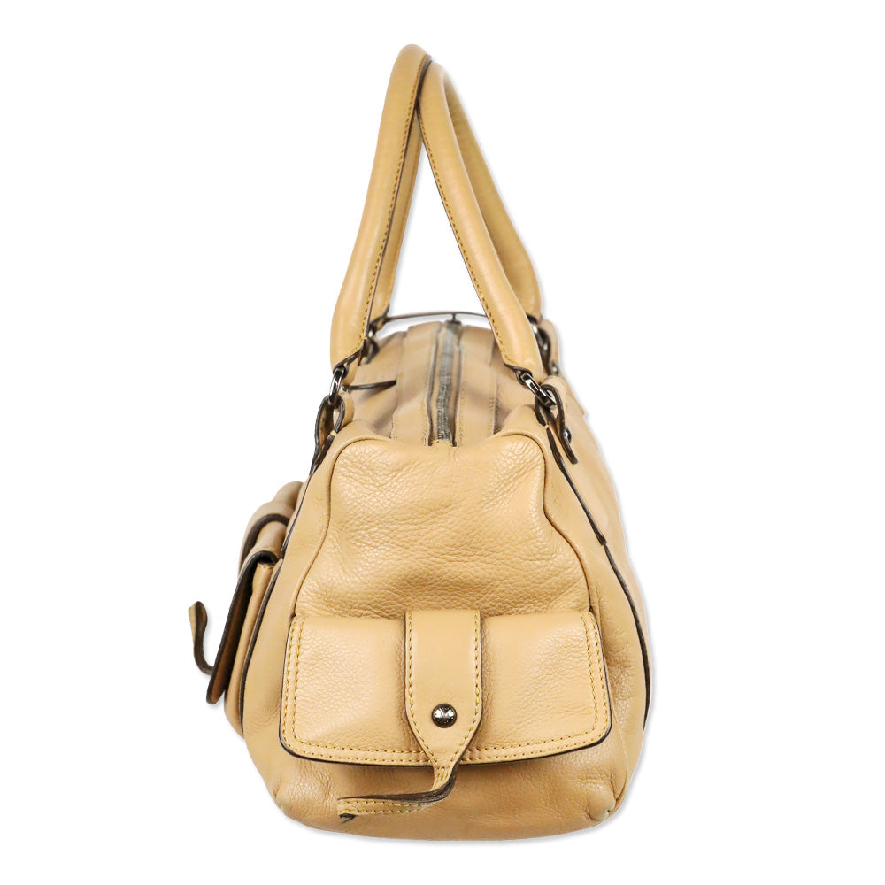 Tod's Tan Leather Besonville Media Bag