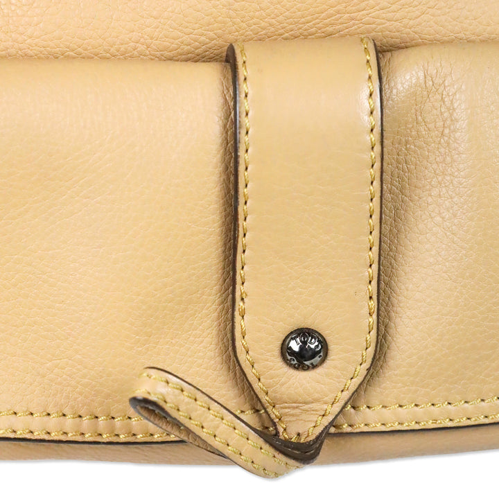 Tod's Tan Leather Besonville Media Bag