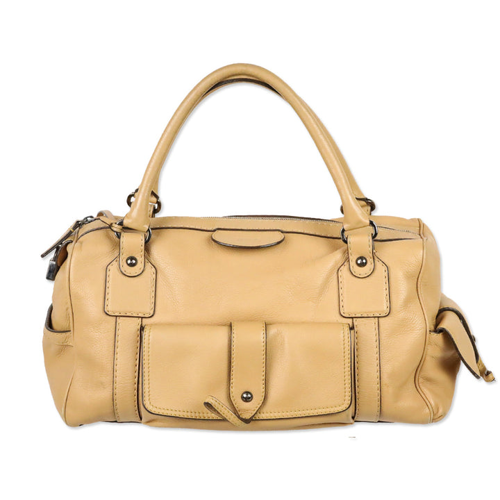 Tod's Tan Leather Besonville Media Bag