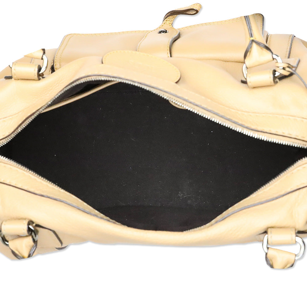 Tod's Tan Leather Besonville Media Bag