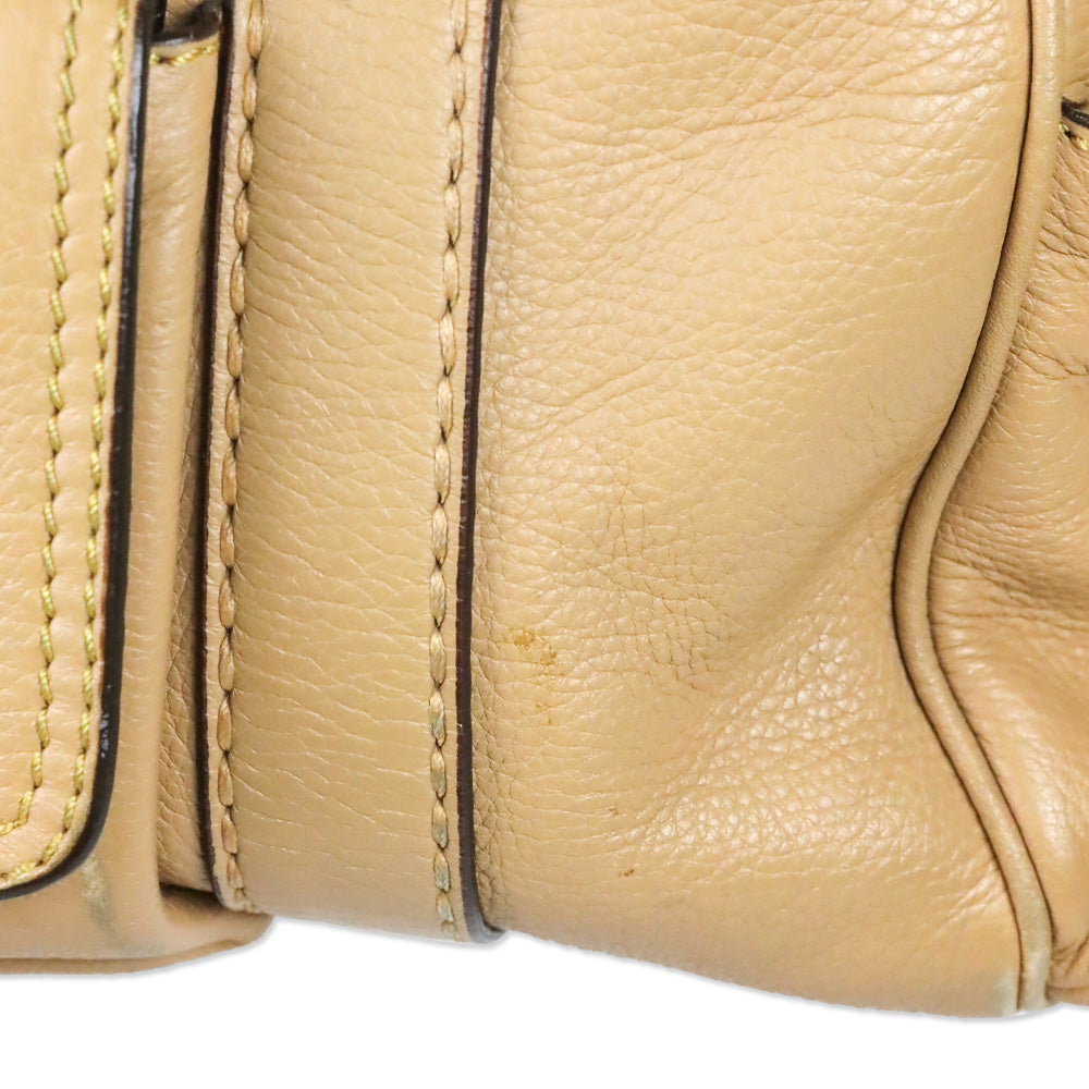 Tod's Tan Leather Besonville Media Bag