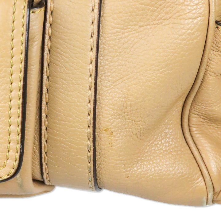 Tod's Tan Leather Besonville Media Bag