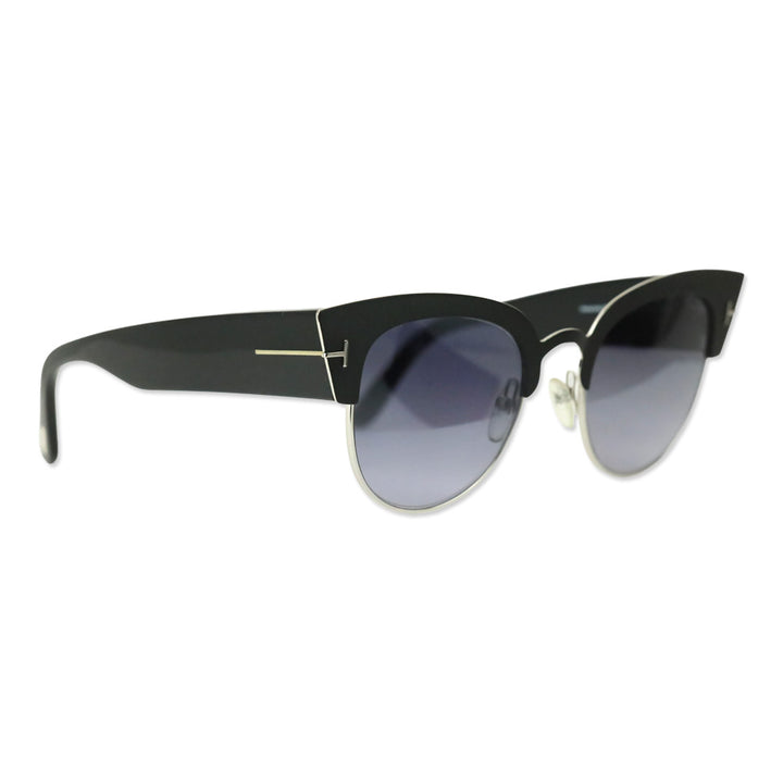 Tom Ford Alexandra-02 Black/Ruthenium Cat Eye Sunglasses