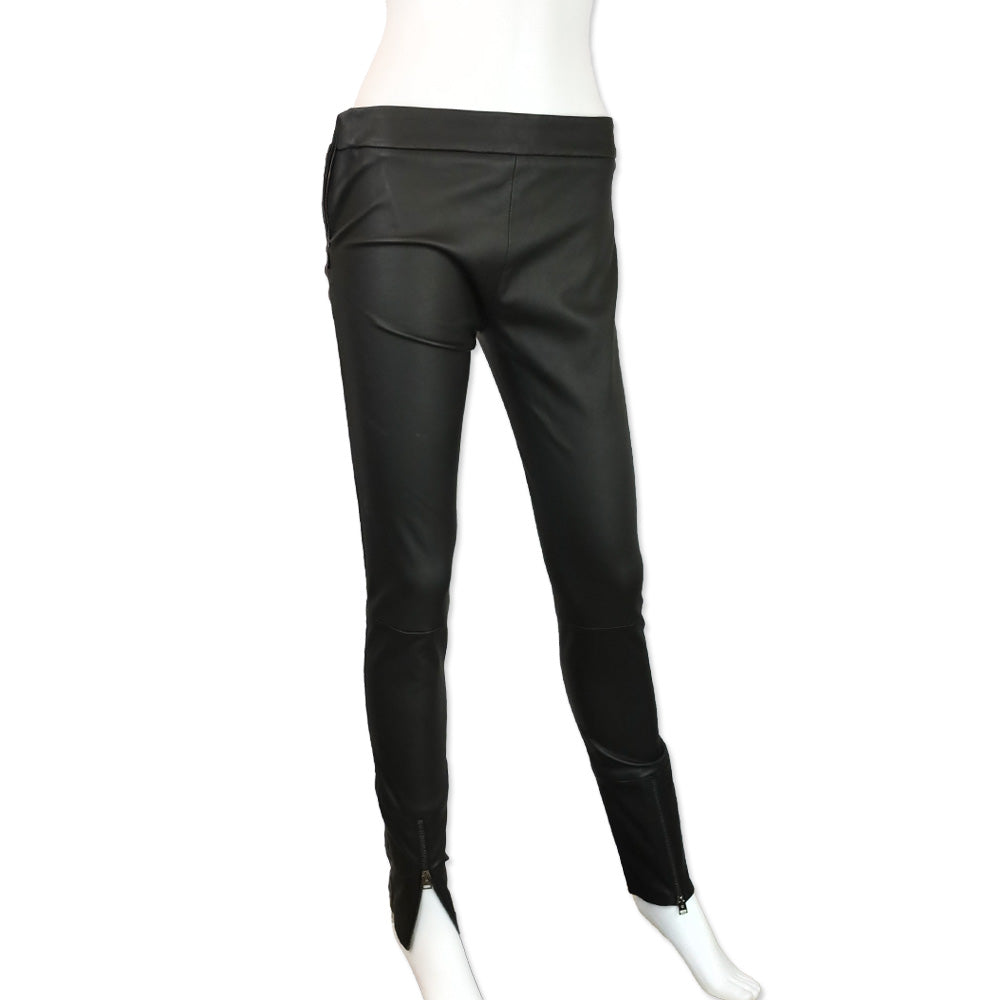 Tom Ford Black Leather Skinny Pants