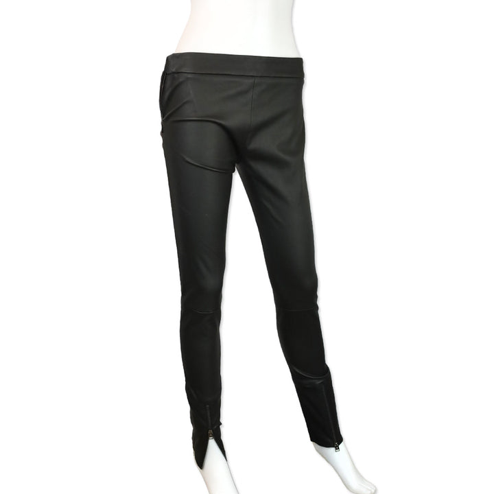 Tom Ford Black Leather Skinny Pants