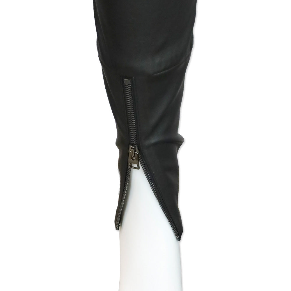 Tom Ford Black Leather Skinny Pants