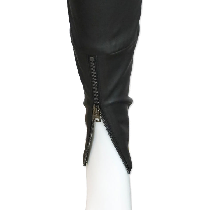 Tom Ford Black Leather Skinny Pants