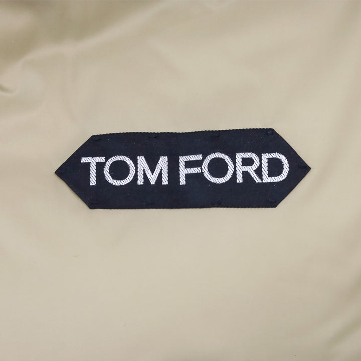 Tom Ford Blue Quilted Micro Ottoman Down Gilet Puffer Vest