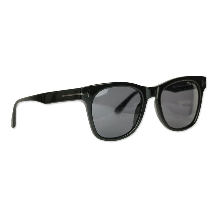 Tom Ford Brooklyn Shiny Black Full-Rim Square Acetate Sunglasses