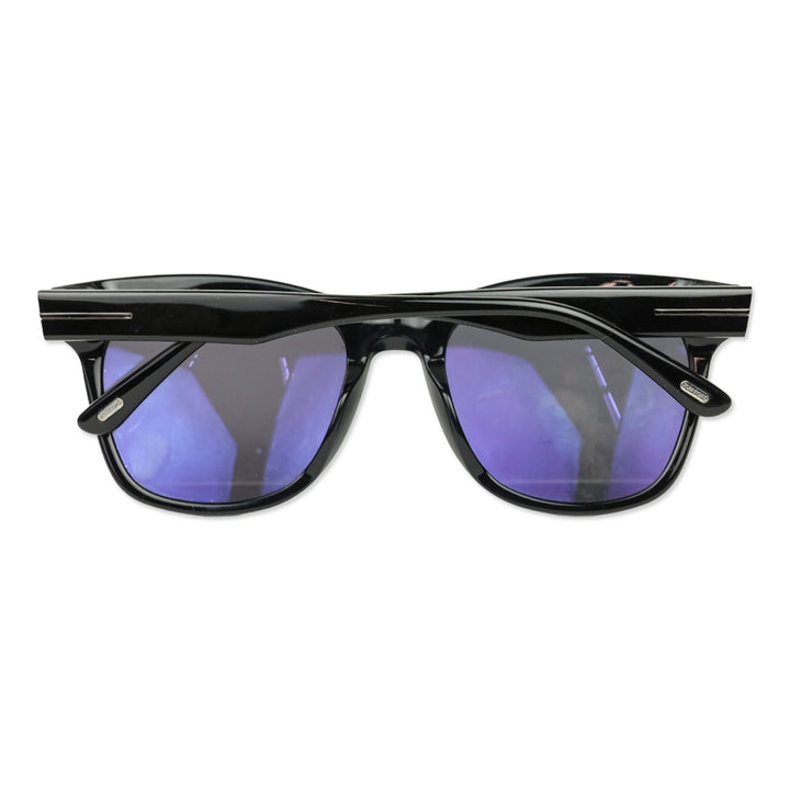Tom Ford Brooklyn Shiny Black Full-Rim Square Acetate Sunglasses