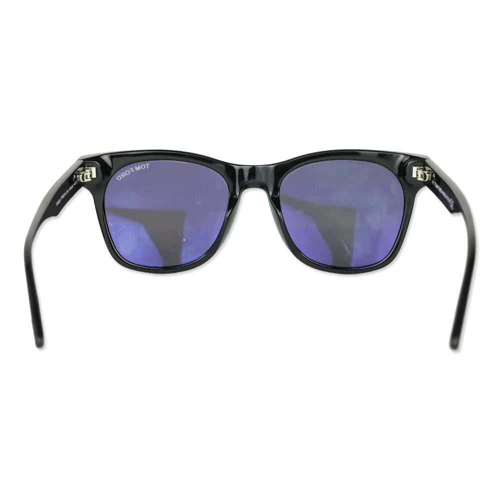 Tom Ford Brooklyn Shiny Black Full-Rim Square Acetate Sunglasses