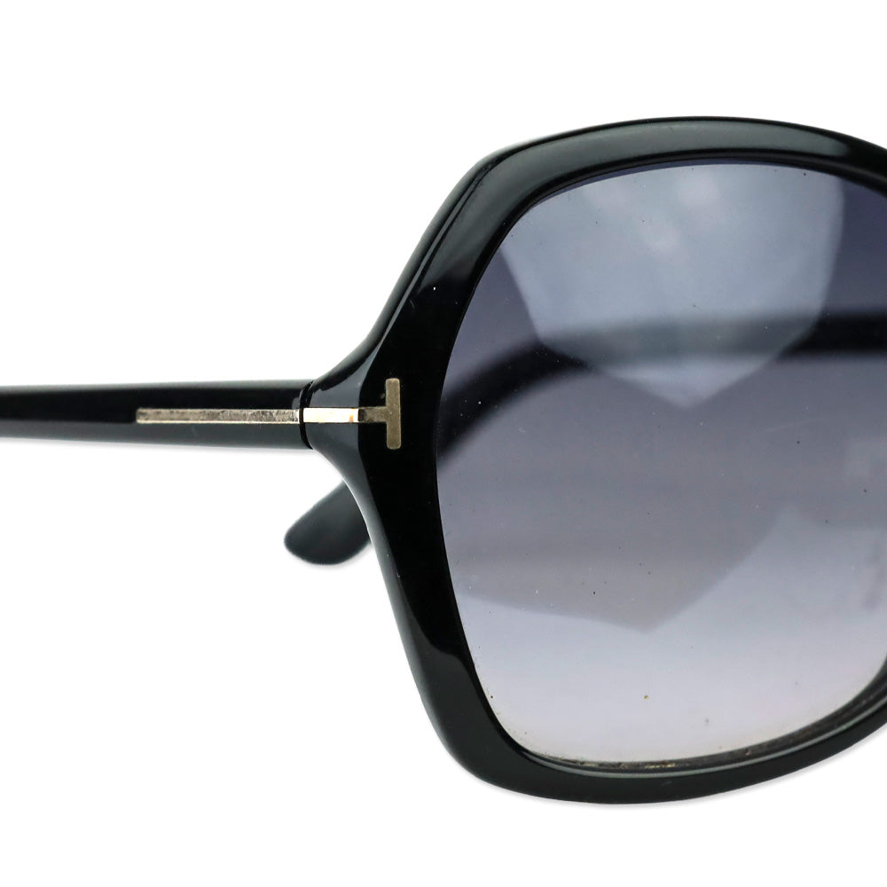 Tom Ford Carola Black Round Sunglasses