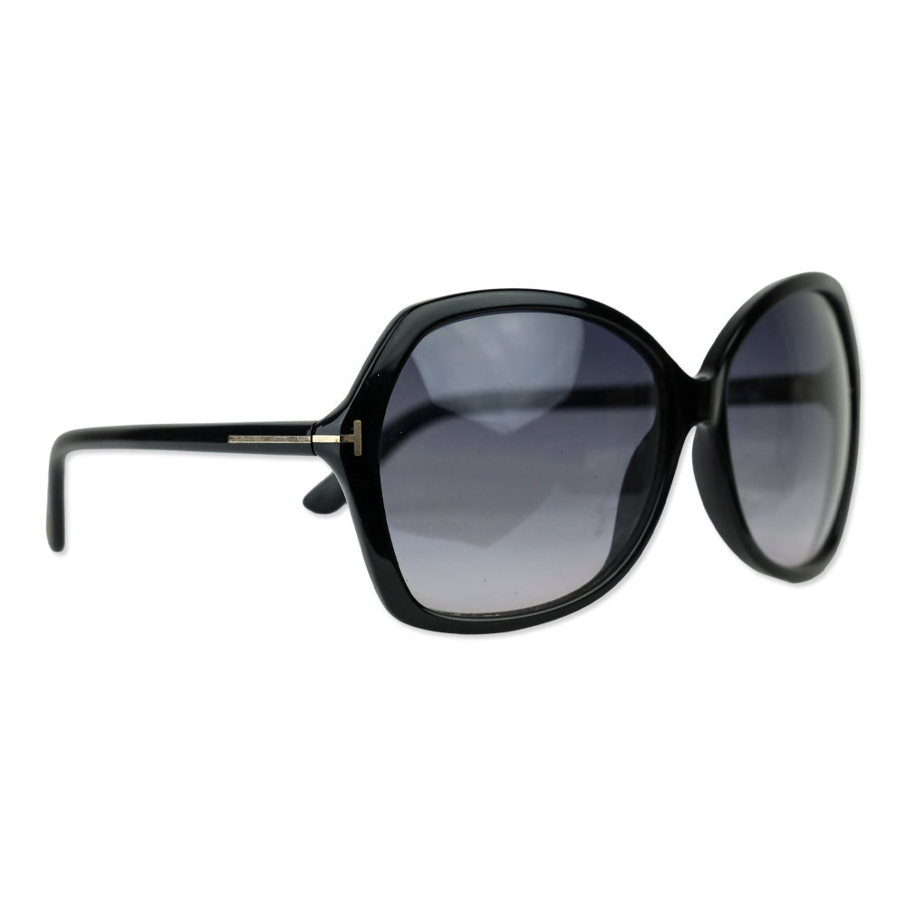 Tom Ford Carola Black Round Sunglasses