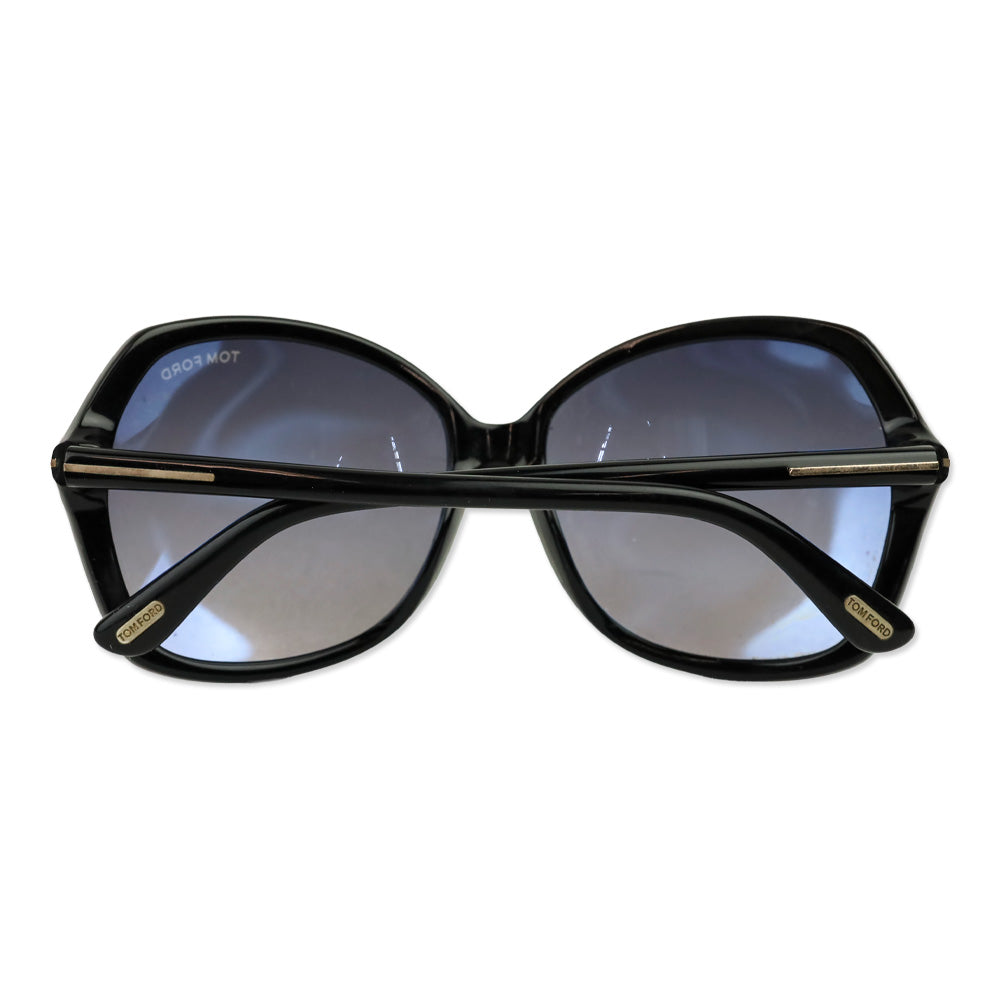 Tom Ford Carola Black Round Sunglasses
