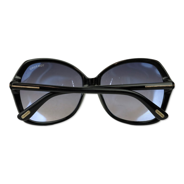 Tom Ford Carola Black Round Sunglasses
