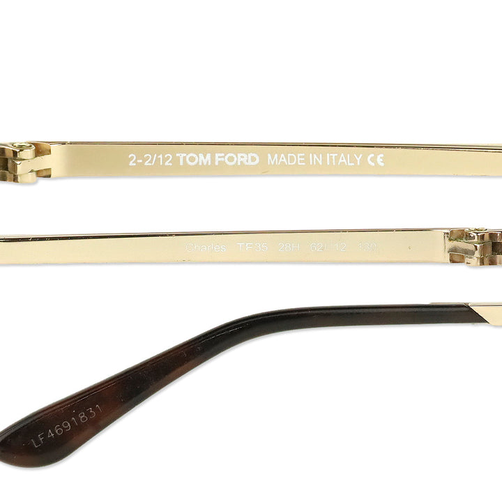 Tom Ford Charles TF35 28H Aviator Sunglasses