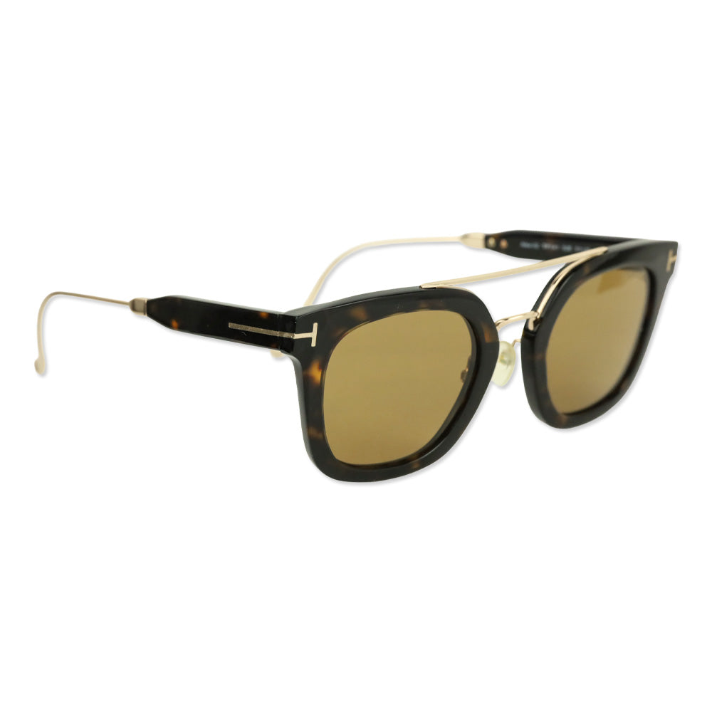 Tom Ford Dark Havana Alex-02 Aviator Sunglasses