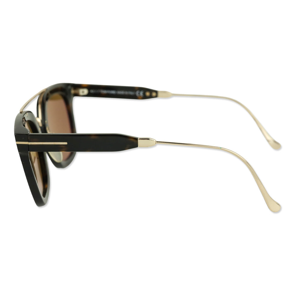 Tom Ford Dark Havana Alex-02 Aviator Sunglasses