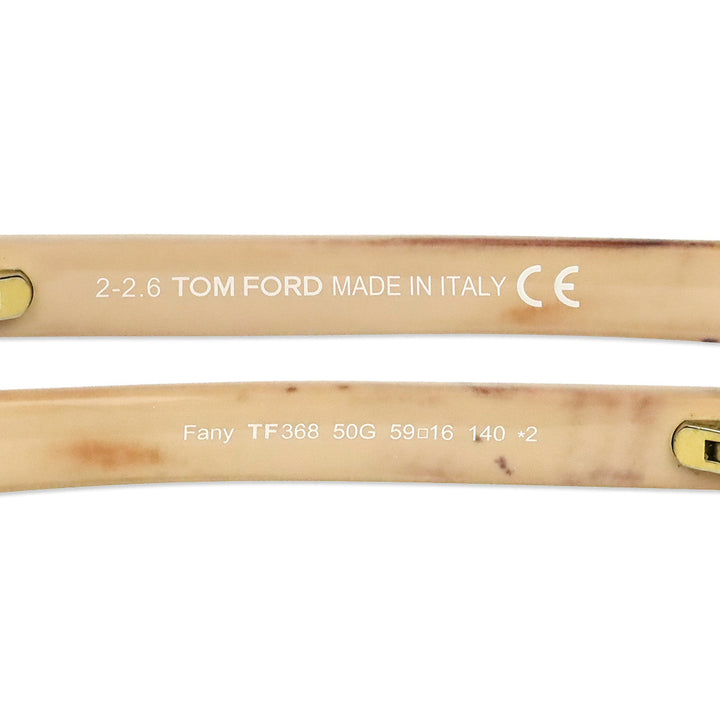 Tom Ford Fany Brown Cat-Eye Browline Sunglasses