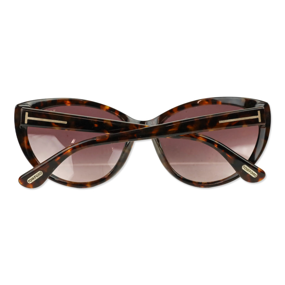 Tom Ford Martina Havana Cat Eye Sunglasses