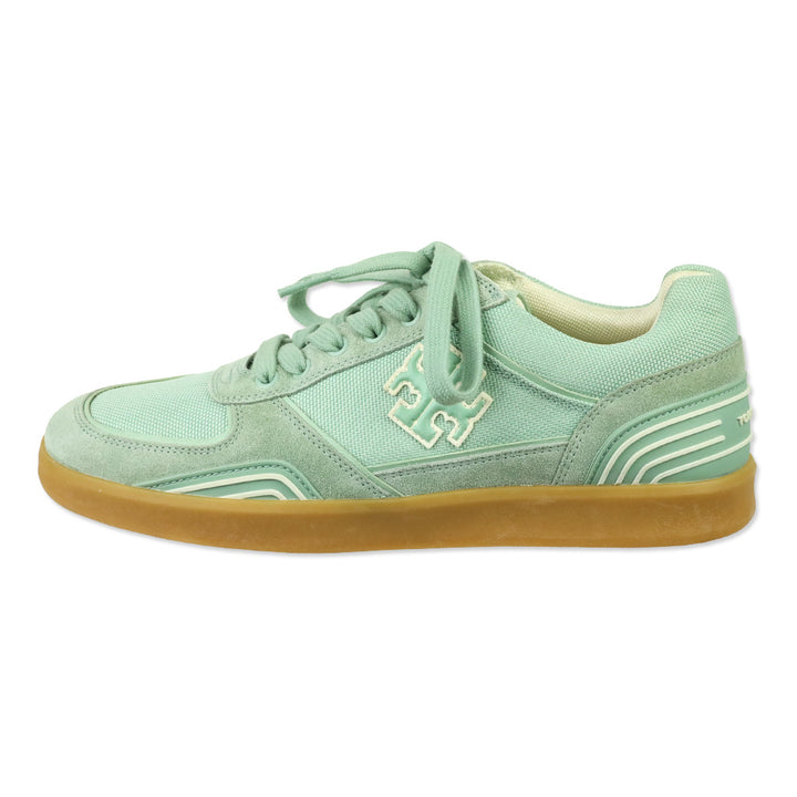 Tory Burch Aqua Mint Clover Court Sneaker