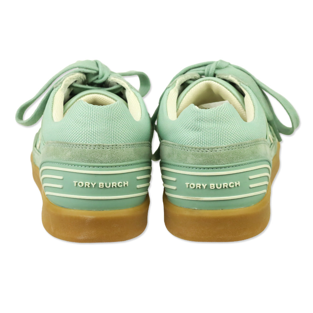 Tory Burch Aqua Mint Clover Court Sneaker
