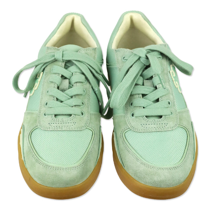 Tory Burch Aqua Mint Clover Court Sneaker