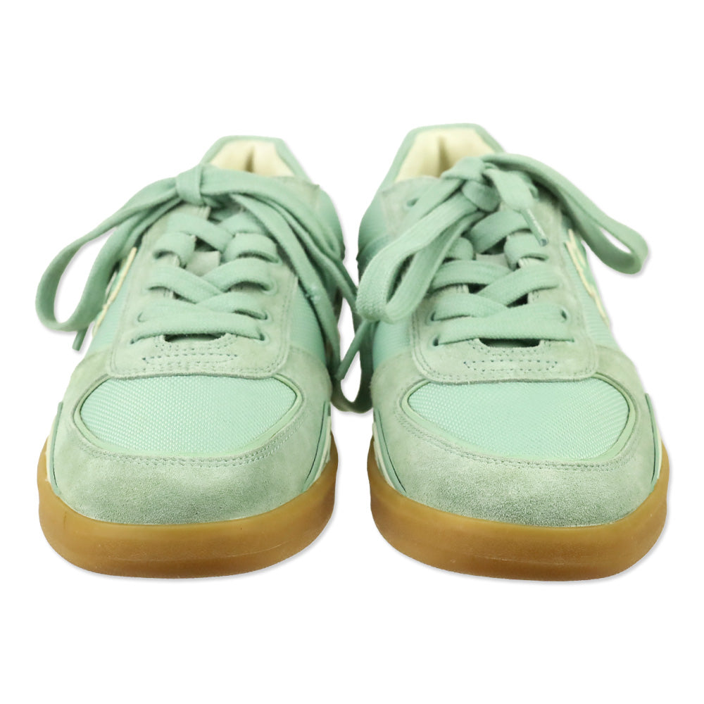 Tory Burch Aqua Mint Clover Court Sneaker