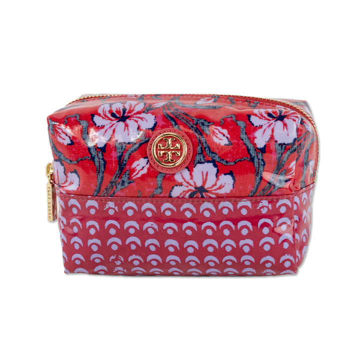 Tory Burch Auburn Floral Brigitte Cosmetic Pouch