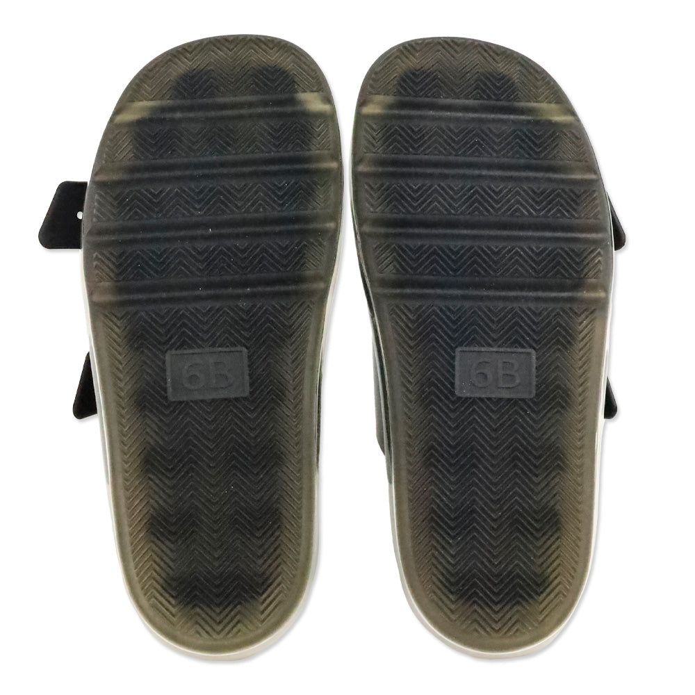 Tory Burch Black Buckle Bubble Jelly Slides